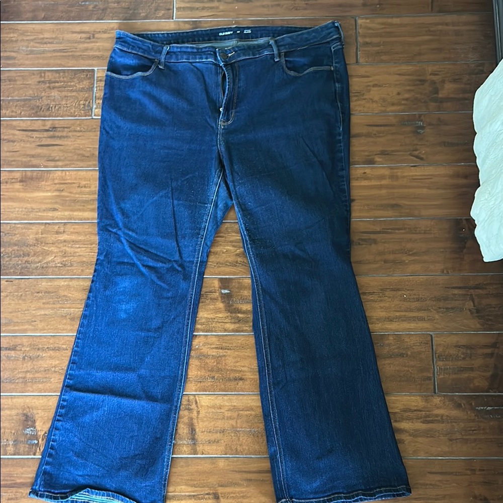 Old Navy High Rise Flare Blue Jeans